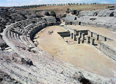 View of the Amphitheatre by Roman